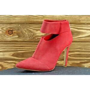 BCBGeneration‎ Size 7 M Red Pointed Toe Stilettos Synthetic Women CAROLYN